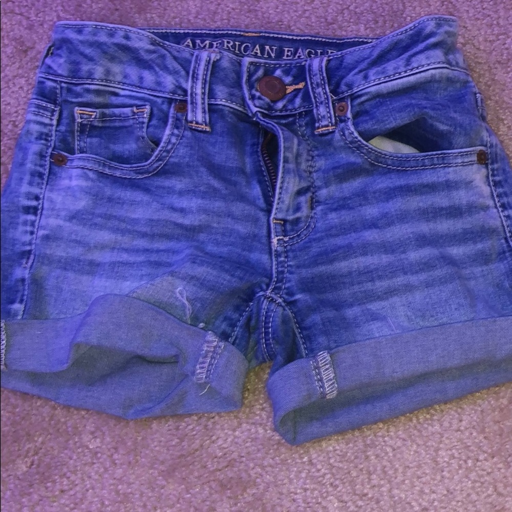 american eagle jean shorts